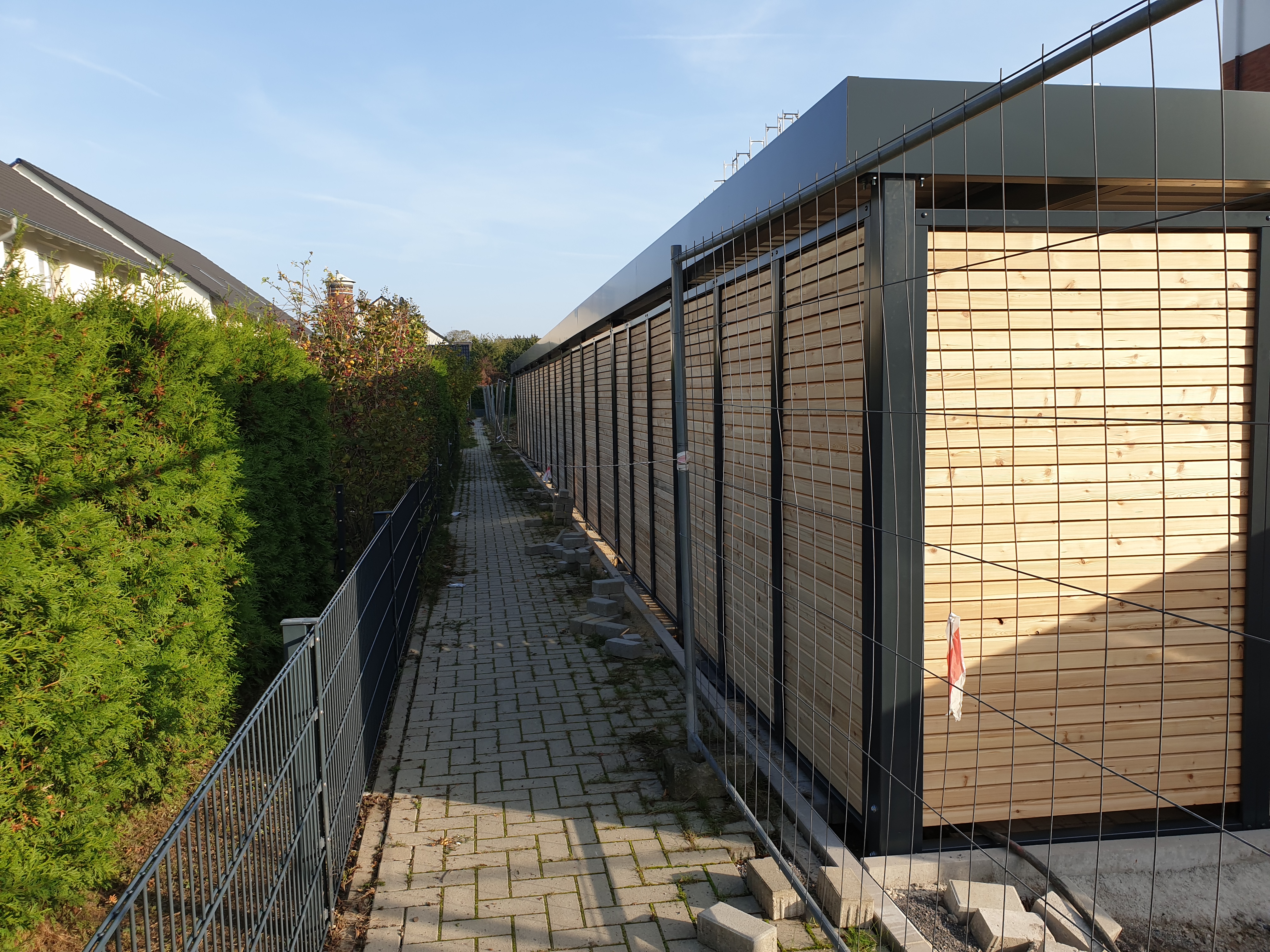 Reihencarports im Bereich von Mehrfamilienhäusern... immer beliebter
